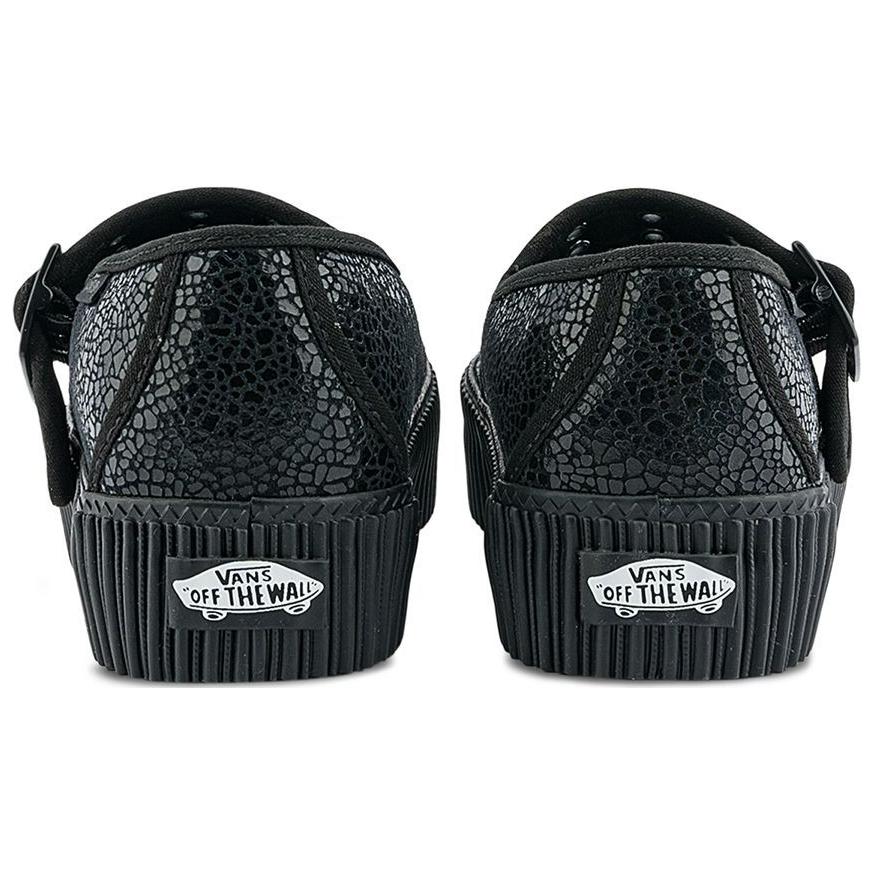 Vans Mary Jane Creeper Simple Comfortable Low Top Skate Shoes Women Sneaker Black VN000D07BLK