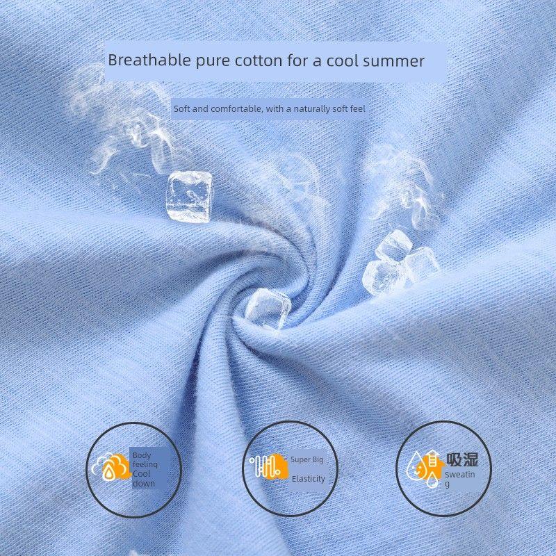 Baleno Kids Boys' Anti-Mosquito Pants Summer 2025 New Thin Long Pants for Older Children Pure Cotton Pants for Summer