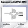 Двустороннее шлифованное крестовое лезвие с квадратным отверстием, сменное лезвие для мясорубки, стальной нож для электрической мясорубки