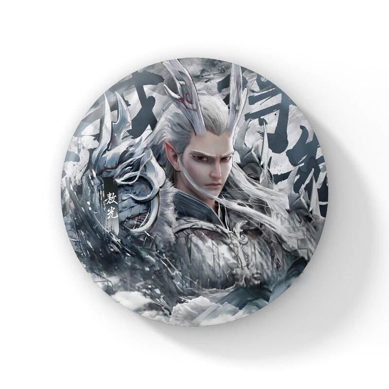 1 шт., значки на воротник рюкзака, броши на периферию Nezha, значок для фильма Nezha, демонические дети, ревущие в море