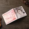 Unisex Short Wallet with Creative Currency Patterns from Various Countries