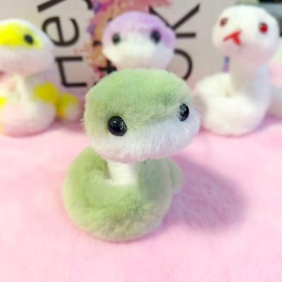 Мини Плюшевая Игрушка Змея - Причудливая Мягкая Кукла для Девочек, Причудливый Детский Талисман и Декоративная Плюшевая Игрушка