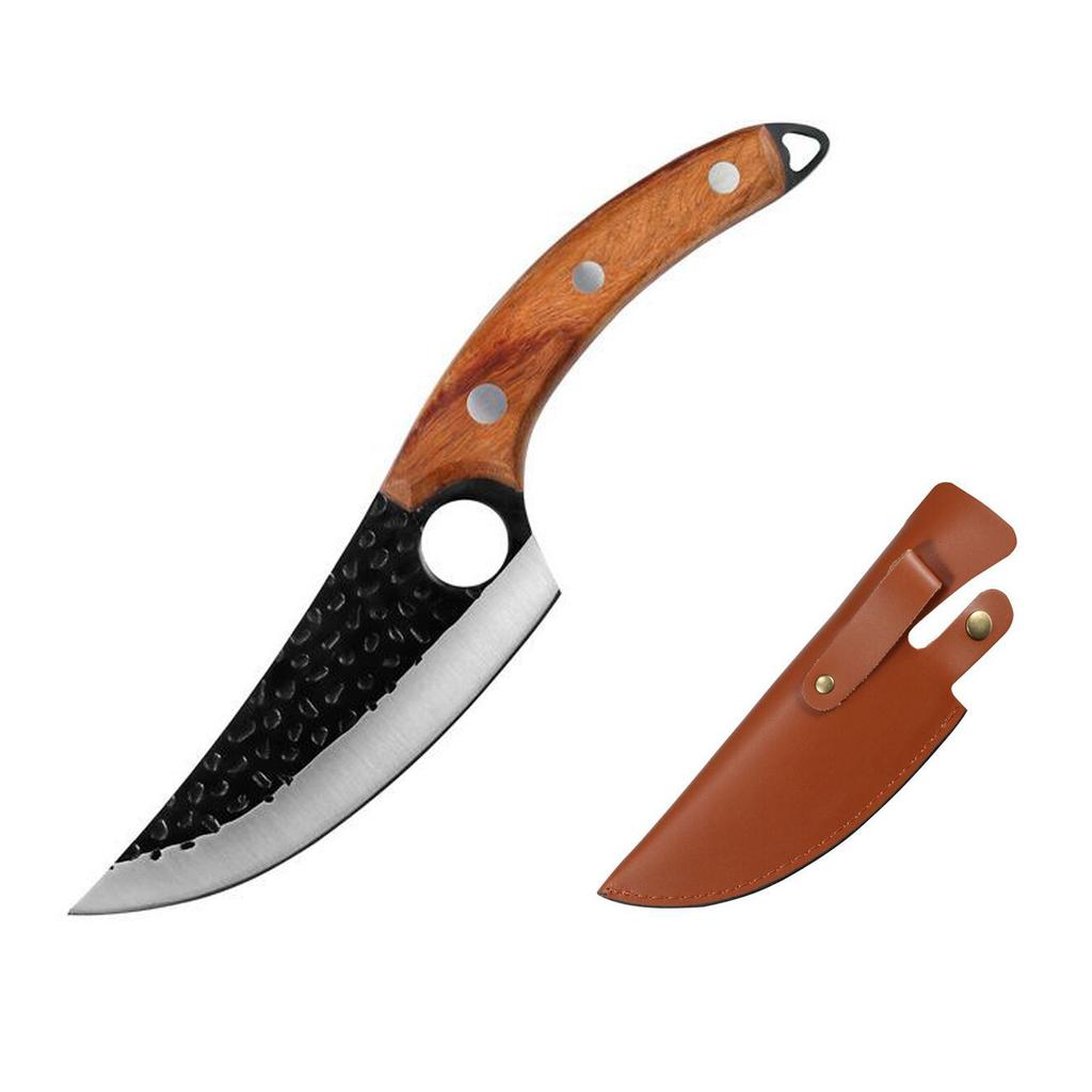 Handmade Stainless Steel Kitchen Chef Boning Knife Fishing Knife Meat Cleaver Cooking Cutter