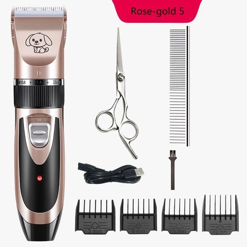 Перезаряжаемые машинки для стрижки домашних животных, набор для стрижки домашних животных, USB, профессиональные машинки для стрижки домашних животных с низким уровнем шума, наборы для стрижки домашних животных
