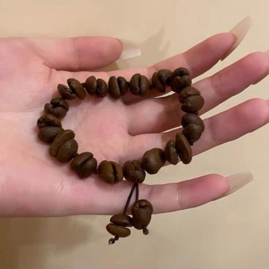 Coffee Bean Cat Paw Cute Braided Rope Bracelet for Girls, Stylish and Unique Bracelet, New Couple's Jewelry