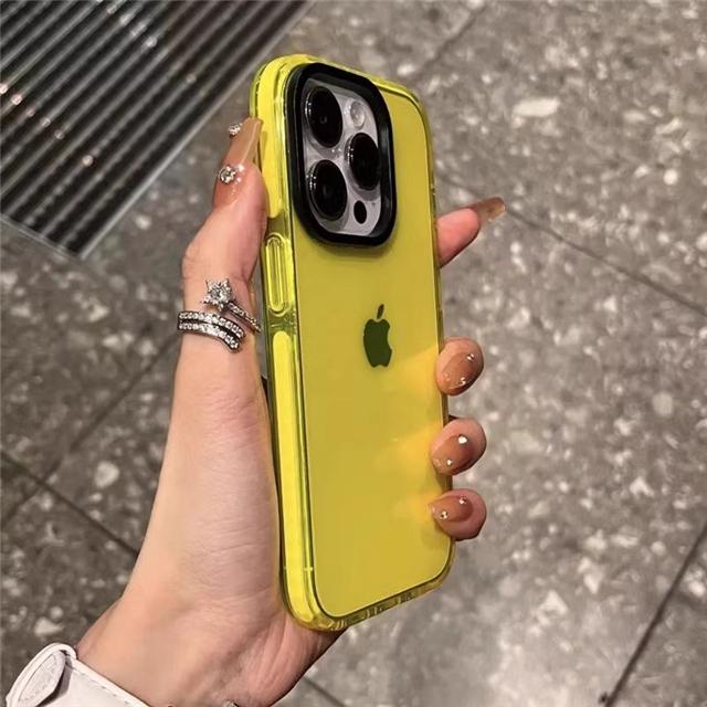 Роскошный прозрачный цветной чехол для iPhone 16 Pro Max для iPhone 15 14 13 12 11 Pro Max X Xs Xr Мягкая защитная крышка