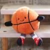 Doll Pendant Hanging Decoration Sports Theme Design Soft Plush Fabric Doll Charm Soccer Basketball Badminton Styles Doll Toy
