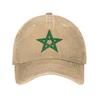 Marokko Morocco Flag  Casual Baseball Cap Spring  Trucker Hat High Quality Outdoor Sports Hats Female Male Vintage Baseball Caps