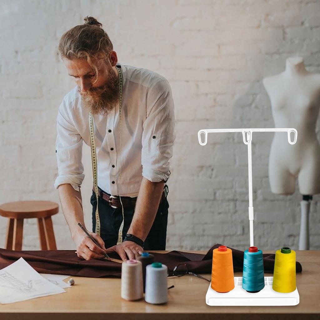 2 шт. подставки для катушек с нитью и 6 шт. небольшие зажимы для швейной шпульки, легкий вес