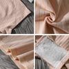 Women Underpants Seamless Mid Waist Cotton Solid Color Stretchy Boxers Anti-exposure Moisture-wicking Briefs Daily