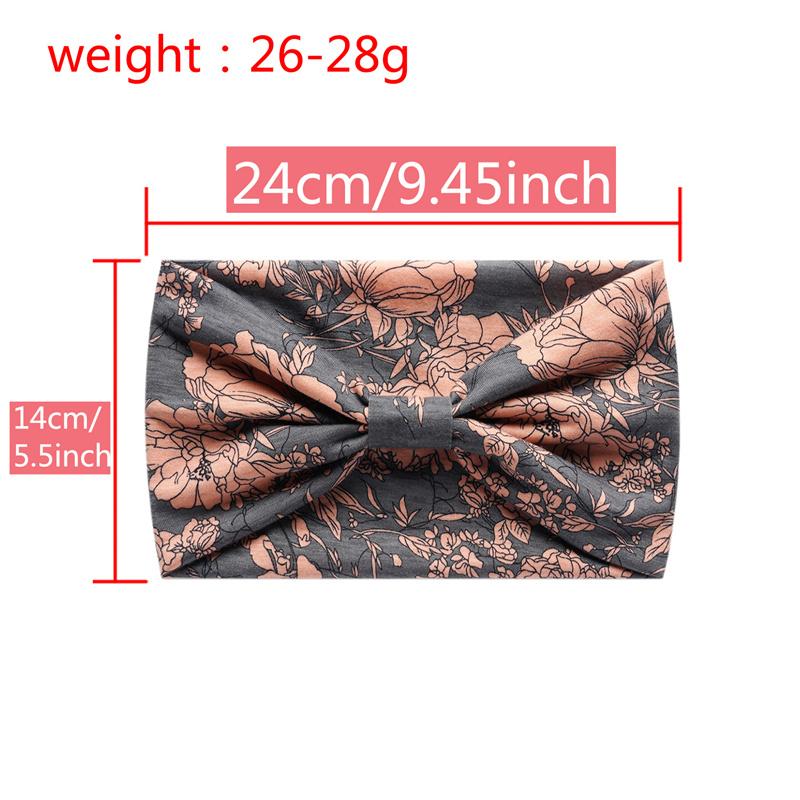 Женские повязки на голову в стиле бохо, хлопковые широкие тюрбаны, повязки на голову, нескользящие эластичные спа-повязки для тренировок, йоги, повязки на голову, банданы для бега, аксессуары для волос