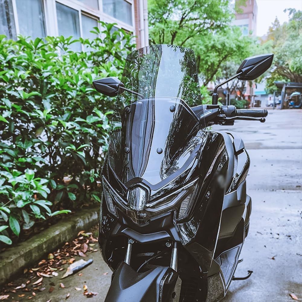 ДЛЯ 2025 NMAX155 Nmax 155 Улучшенное Высокое Ветровое Стекло NMAX Аксессуар для Ветрового Стекла (23,6 дюйма (60 см) + Модифицированный + Прозрачный