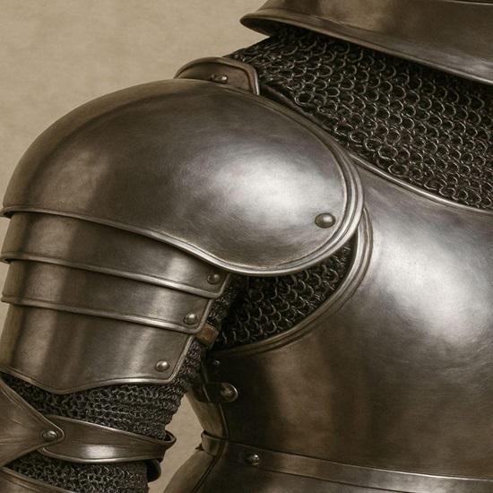 Носимые средневековые рыцарские доспехи из стали 22-го калибра, для косплея и ролевых игр.