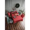 Christmas Red Hot Stamping Wind Chime Printing Rectangle Tablecloth Home Party Decor