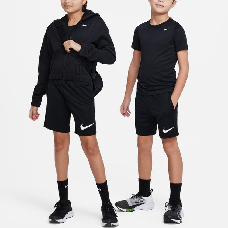 Nike Dri-Fit Trophy 23 Шорты на шнурке с логотипом Детские брюки Черные DX5413-010