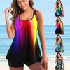 Women Beachwear Swim Multicolor Tankini Monokini Swimwear Bathing Suit Two Pieces Bikini Set Swimsuits Womens Tankinis S-6XL