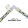5-24V Voltage LED Strip Extension Connector 10mm Width LED Strip Cable  Corner Connections