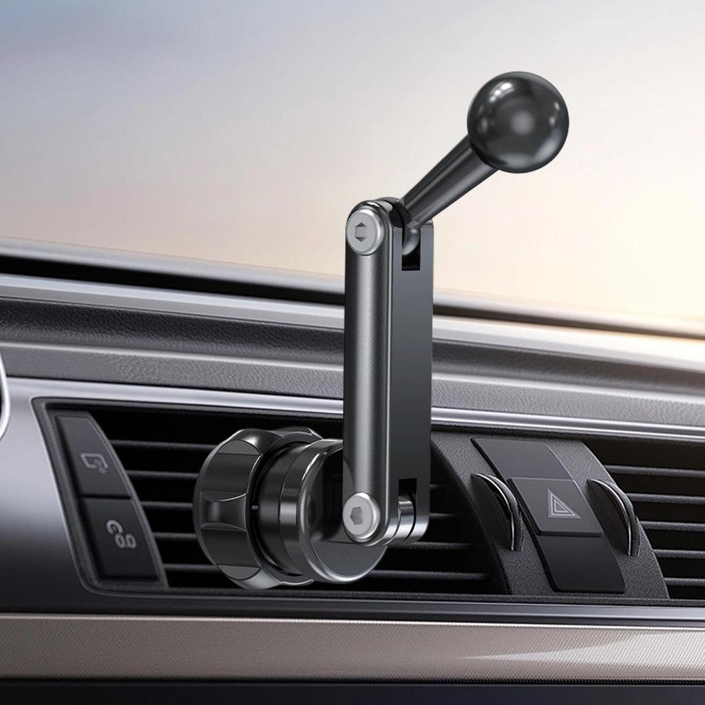 Автомобильный удлинитель шарового шарнира, адаптер шарового шарнира 17 мм, удлинитель из алюминиевого сплава, автомобильный держатель для телефона, вращающийся стержень