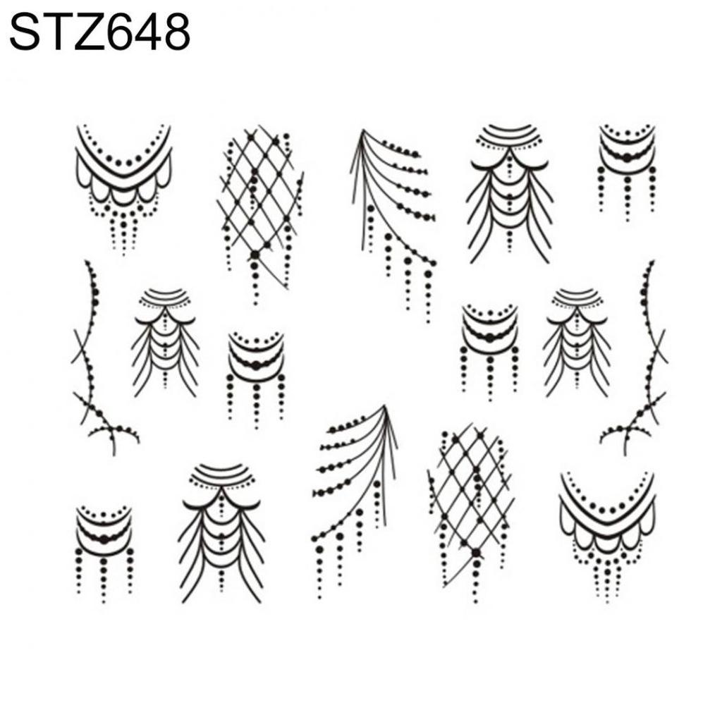 Наклейки аппликация для маникюра и дизайна ногтей