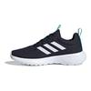 adidas Neo Lite Racer Удобные Дышащие Повседневные Кроссовки с Низким Верхом Детские Кроссовки Черные Синие FV9608