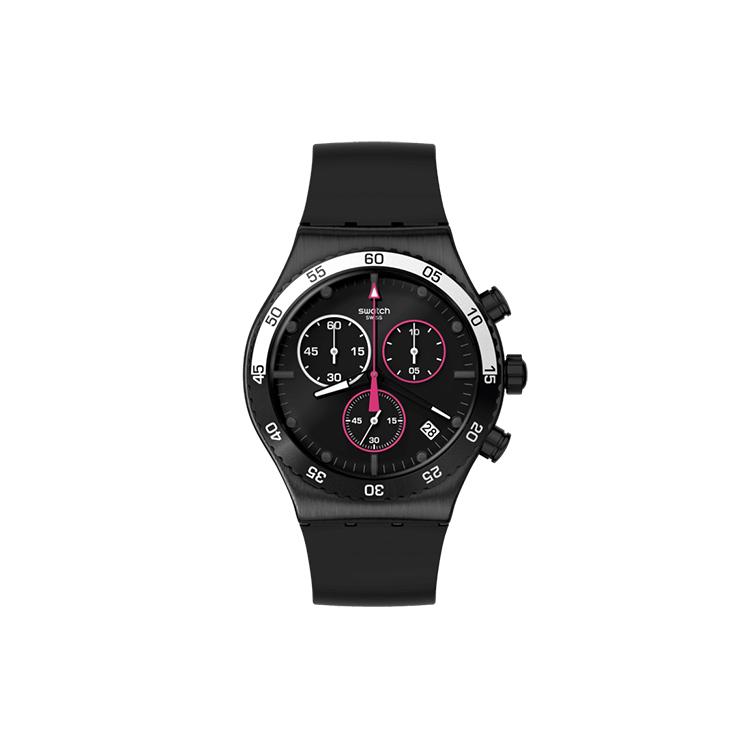 Swatch Унисекс Черные Часы YVB413 YVB413