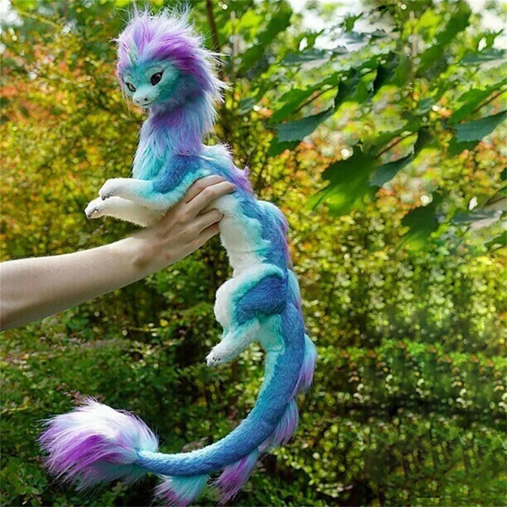 50cm  Dragon Plush Doll Blue Dragon Kids Toy  Doll For Children's Birthday Gifts Halloween Dolls
