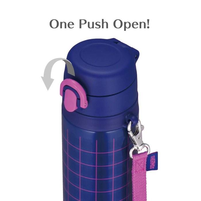 Термокружка Thermos из нержавеющей стали 550 мл, темно-синий/розовый, JNT-551 NV-P
