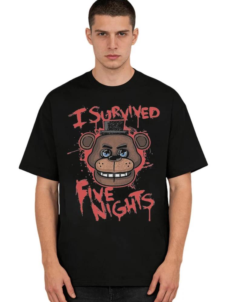 2026 Five Nights at Freddys Freddy Fazbears Pizza ShortSleeved TShirt Unisex Fashionable Shirt for Men And Women