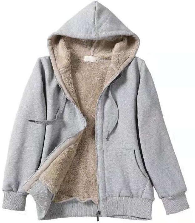 Новая европейская и американская женская плюшевая толстовка с капюшоном - однотонная и с принтом