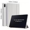 Для Redmi Pad 2 2025 11-дюймовый Магнитный Флип-чехол Smart Cover, Трехскладная Подставка, Ударопрочный Мягкий Силиконовый Чехол