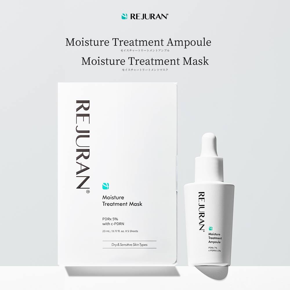 REJURAN Official REJURAN Moisture Treatment Ampoule 30 мл Увлажняющая лечебная маска 5 шт. PDRN Serum Skin Care Korean Cosmetics Set/Moisture +