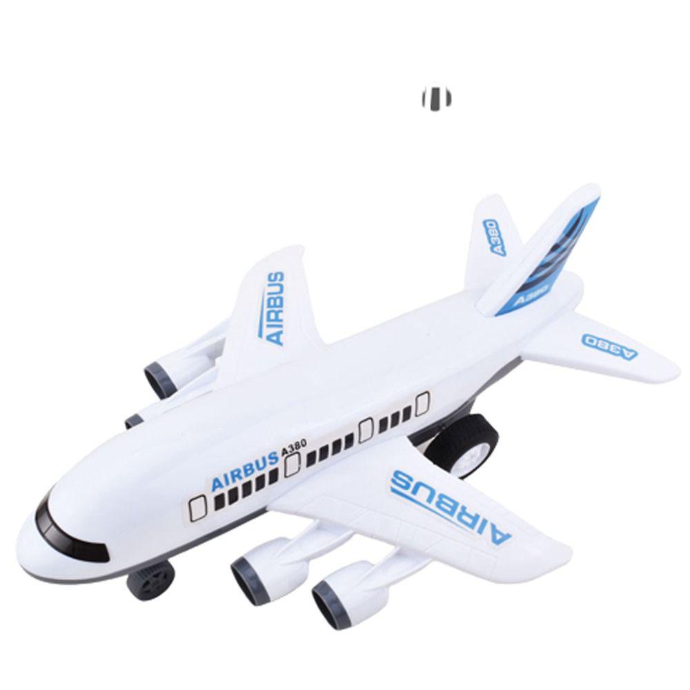 Модель игрушечного пассажирского самолета Модель инерциального пассажирского самолета Игрушка Авиация Пассажирский самолет Игрушка