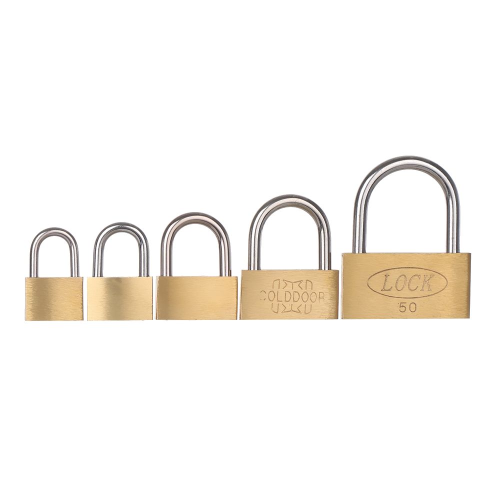 Аппаратные средства для улучшения дома, латунный замок, защитный инструмент, чемодан, навесной замок, медный замок с 3 ключами