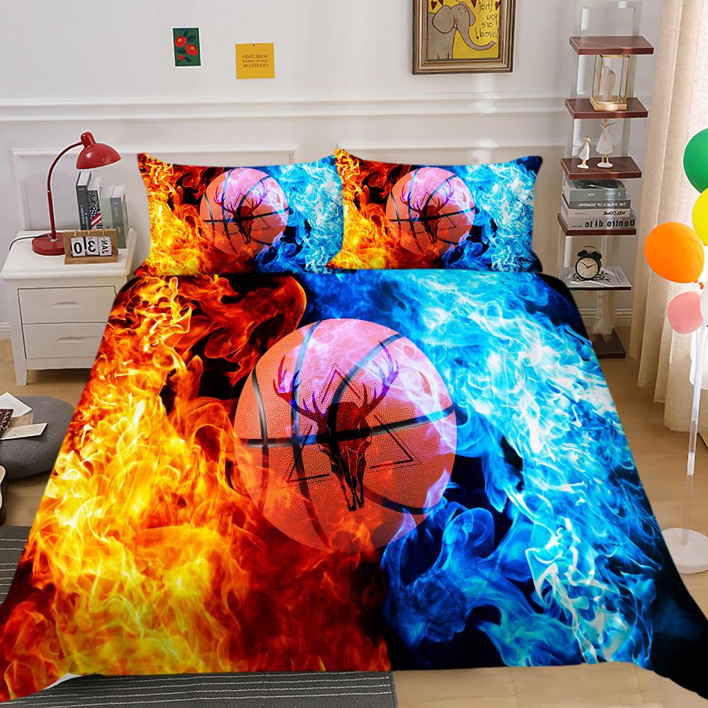 3D спортивный комплект постельного белья для спортивной комнаты, пододеяльник, наволочка, комплект для односпальной/двуспальной кровати, мягкий пододеяльник для мальчиков и подростков