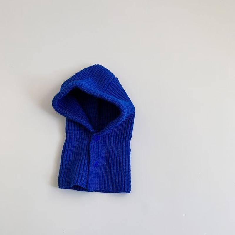 Осень и зима новый однотонный теплый с защитой ушей детская шапка однотонная для мальчиков и девочек ветрозащитная детская шерстяная вязаная шапка