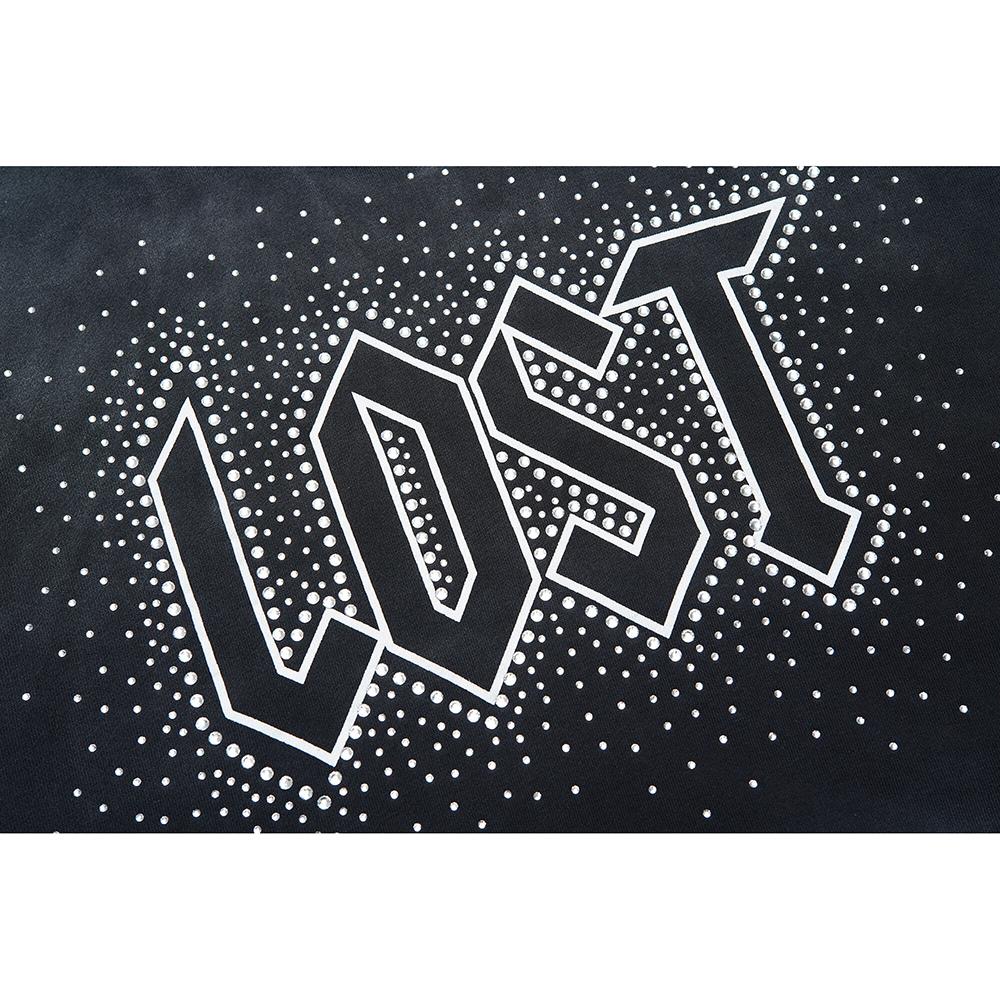 LOSTSHDWS Мужские и женские худи и толстовки из чистого хлопка, модного бренда, с горячим тиснением и стиркой для придания состаренного вида