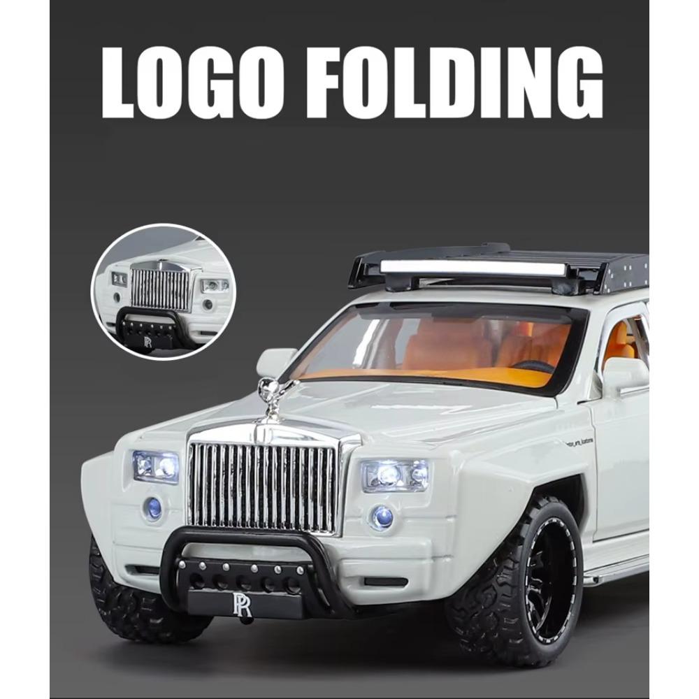 1/32 масштаб Rolls-Royce Phantom 6*6 сплав пикап модель автомобиля литые металлические внедорожники имитация модели автомобиля звук свет детские подарки