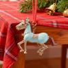 Пони Рождественское украшение Страз Зодиакальная Лошадь Подвеска для украшения елки Сверкающий Праздничный Шарм Удача Лошадиная Тема Украшение