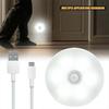 PIR датчик движения, светодиодный ночник, USB перезаряжаемый ночник для кухонного шкафа, шкафа, лампа, лестница, беспроводной светильник для шкафа