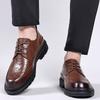 Модные мужские кожаные туфли в классическом стиле ретро для джентльмена, для отдыха на природе, для деловых вечеринок, для офиса, для свадьбы. Лидер продаж.
