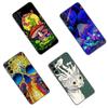 Aesthetic Trippy Mushrooms Black Silicone Phone Case For Samsung Galaxy S23 S21 S20 FE S24 S22 Ultra S10E S10 S9 S8 Plus