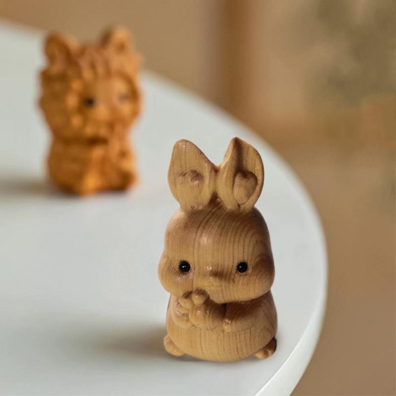 Деревянные китайские знаки зодиака своими руками, резные украшения ручной работы, животные для ожерелья, брелоки, подвески, ювелирные аксессуары