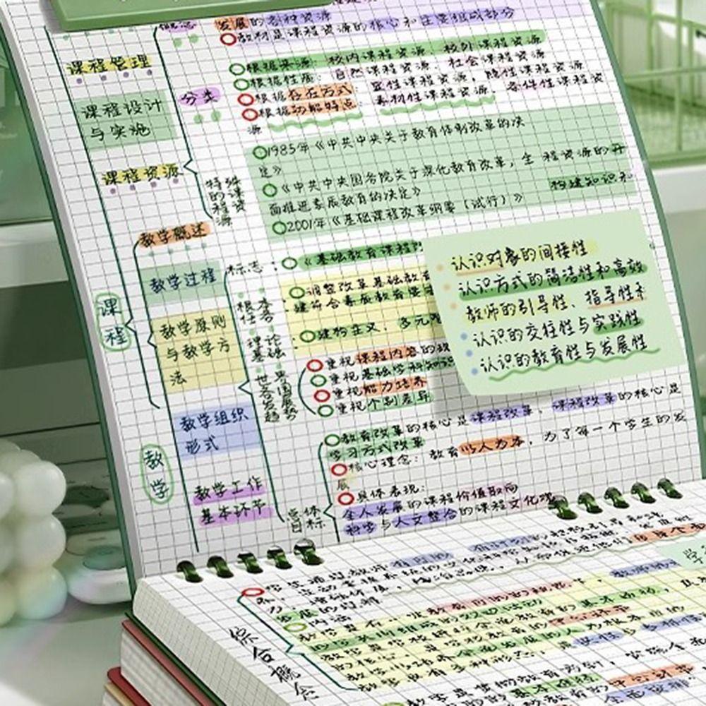 Color Loose-leaf Notebook Flip Up Hand Account Book Thickened Notepad  Gift