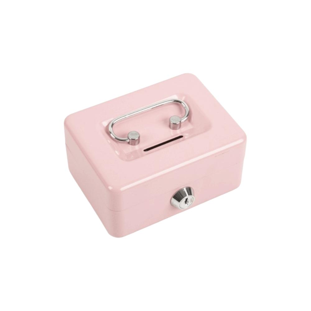 Mini Size Portable Key Safe Sturdy Construction Handheld Safe Box Valuables Storage