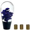 Shift Underwater Amethyst Custom Car Custom Car Interior Parts Knob, Flower, Purple, Accessory, 9.3cm, Universal, Dress-Up, Transparent, Decorative,