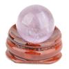 20mm Natural Amethyst Quartz Crystal Sphere Ball Healing Stone with Stand Gifts