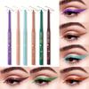 Pudaier Long-Lasting Waterproof Colored Eyeliner Is Easy To Outline The Eyes Without Smudging. It Is Suitable for Valentine'S Day And Music Festivals.