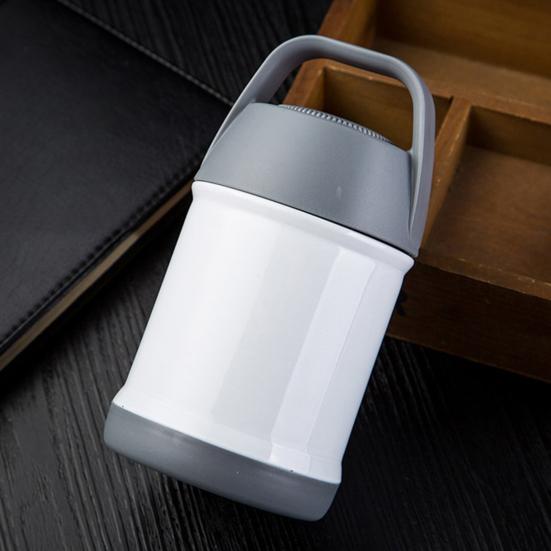 Изолированный контейнер для обеда, 450 мл, герметичный, с хорошей герметичностью, фляга из нержавеющей стали с широким горлышком, дорожная изолированная бутылка