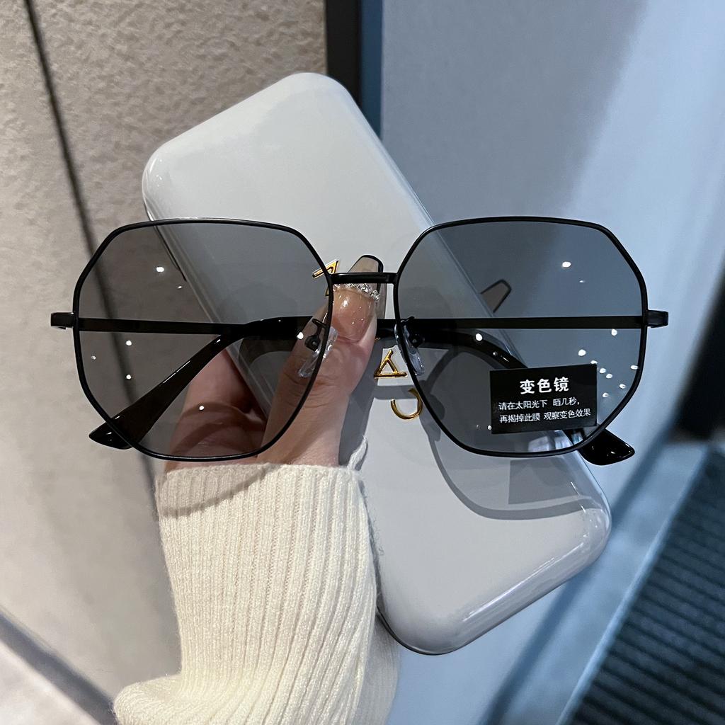 Солнцезащитные очки высокого класса в европейском и американском стиле, Женские летние многоугольные солнцезащитные очки с защитой от УФ-лучей, Модные очки