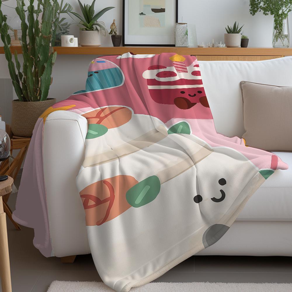 Бренды J-Jellycat Мультяшный Милый Плед Теплый И Мягкий Подходит Для Спальни Гостиной Дивана Кровати Офиса Путешествий Кемпинга